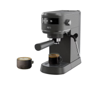 AEG Espresso Siebträgermaschine EC6-1-6BST Gourmet 6 mit Milchaufschäumer