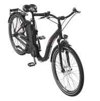 PROPHETE 26" City E-Bike Vorderradmotor integr. Akku, 3 Gänge bis 100km Reichweite